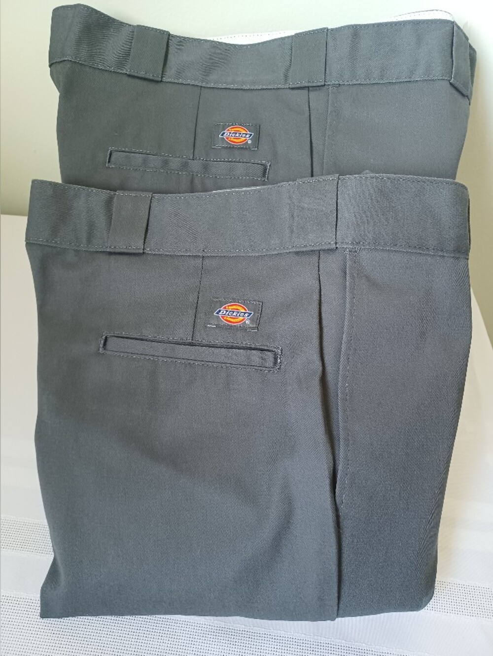 2 Dickies Men’s Charcoal Gray Original Fit 874 Work Pants/chinos